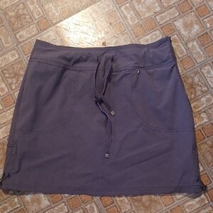 Women's Gray Skort Green Tea Women's Size Large
